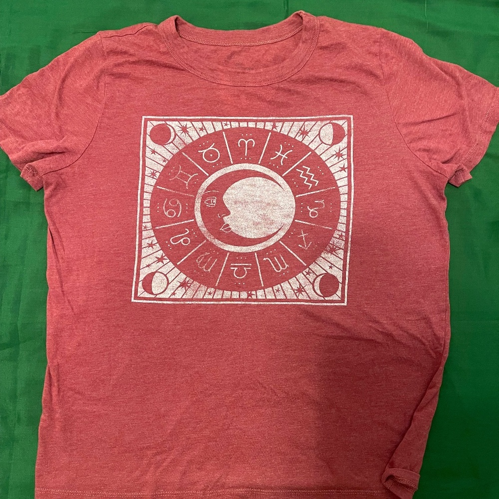 Zodiac Graphic Tee - Size Medium